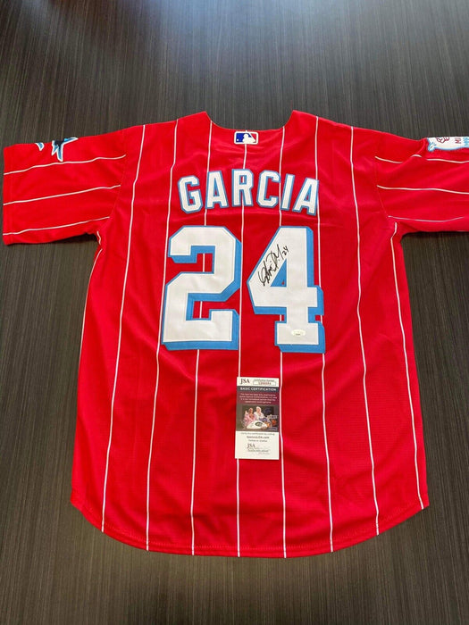 Avisail Garcia Miami Marlins Autographed Custom Jersey JSA