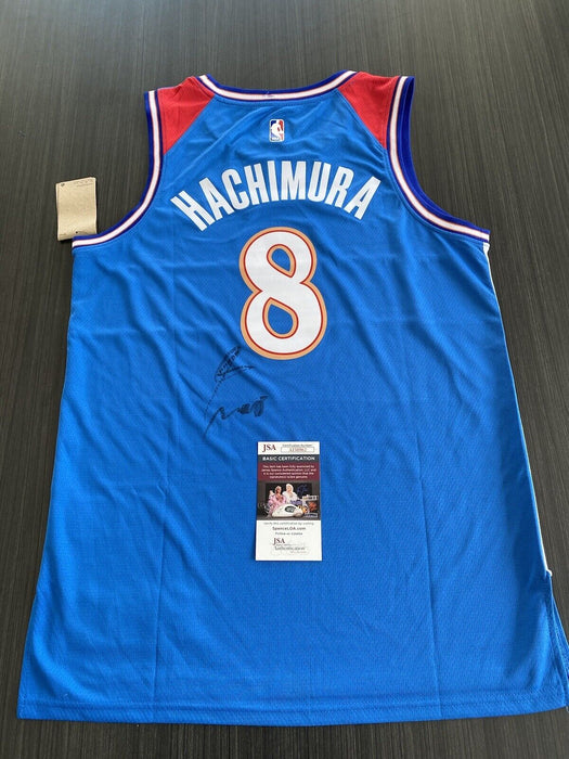 Rui Hachimura Washington Wizards Autographed Custom Jersey JSA