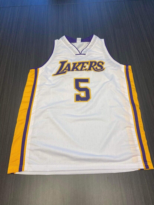 Robert Horry Los Angeles Lakers Autographed Custom Jersey PSA