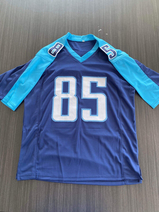 Derrick Mason Tennessee Titans Autographed Custom Jersey Beckett