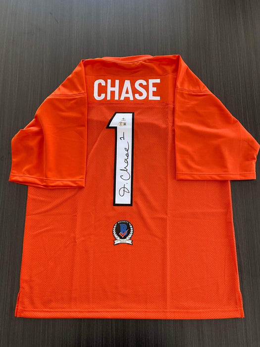 Ja’Marr Chase Cincinnati Bengals Autographed Custom Jersey Beckett