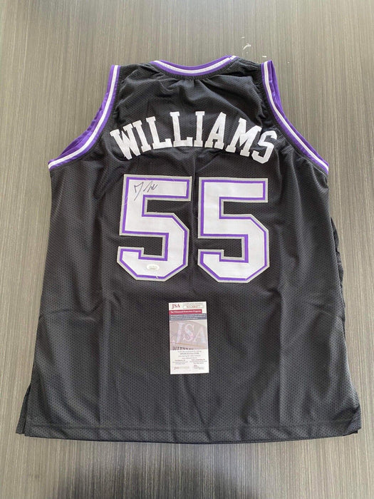 Jason Williams Sacramento Kings Autographed Custom Jersey JSA