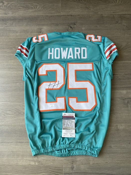 Xavien Howard Miami Dolphins Autographed Custom Game Cut Jersey JSA