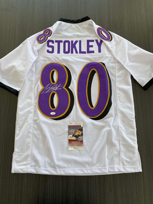 Brandon Stokley Baltimore Ravens Autographed Custom Jersey JSA