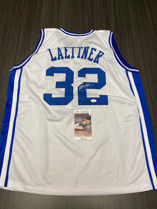 Christian Laettner Duke Blue Devils Autographed Custom Jersey JSA