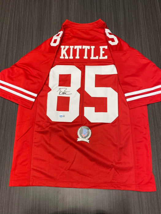 George Kittle San Francisco 49ers Autographed Custom Jersey Beckett