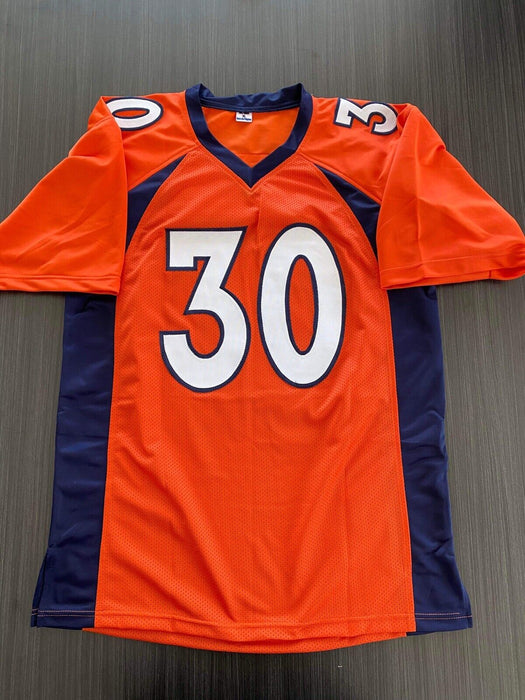 Terrell Davis Denver Broncos Autographed Custom Jersey JSA