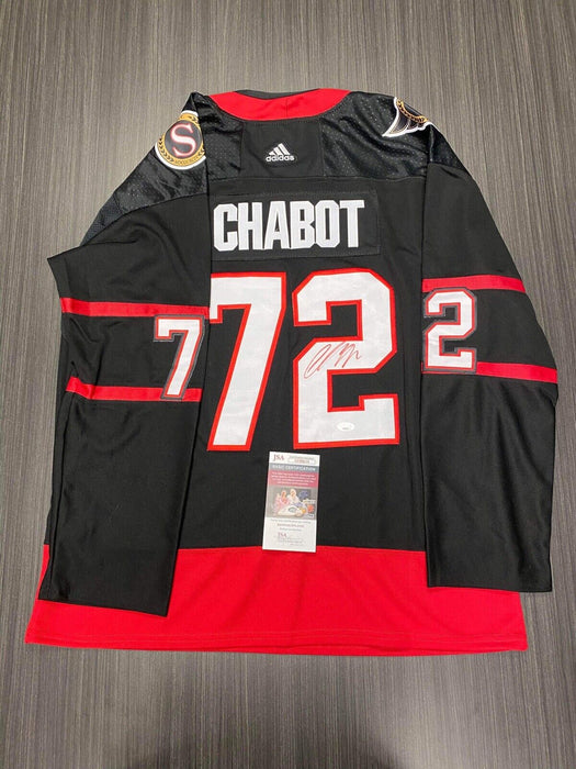 Thomas Chabot Ottawa Senators Autographed Custom Jersey JSA