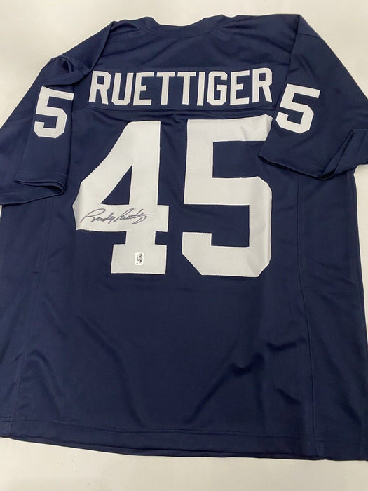 Rudy Ruettiger Notre Dame Fighting Irish Autographed Custom Jersey Ruettiger Hologram