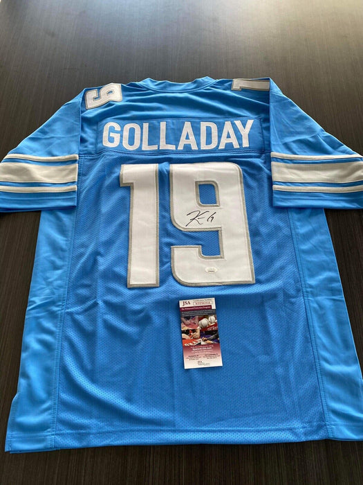 Kenny Golladay Detroit Lions Autographed Custom Jersey JSA