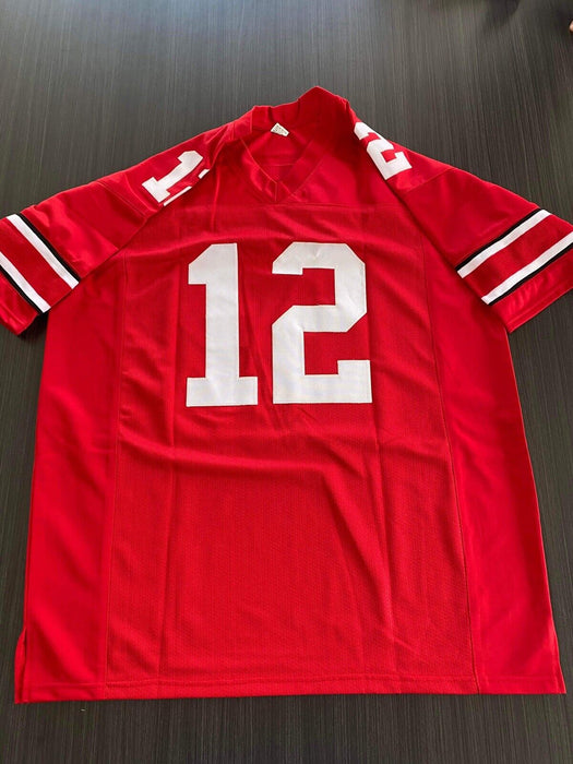 Denzel Ward Ohio State Buckeyes Autographed Custom Jersey Beckett