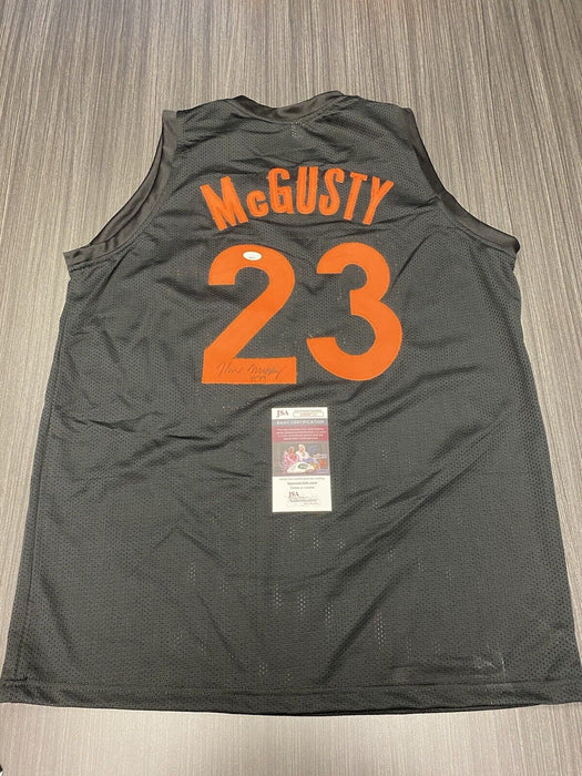 Kameron McGusty Miami Hurricanes Autographed Custom Jersey JSA