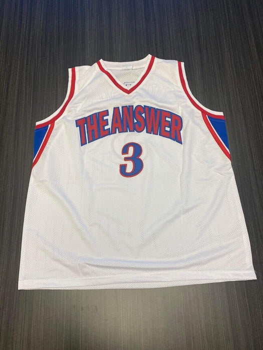 Allen Iverson Philadelphia 76ers Autographed Custom Jersey JSA