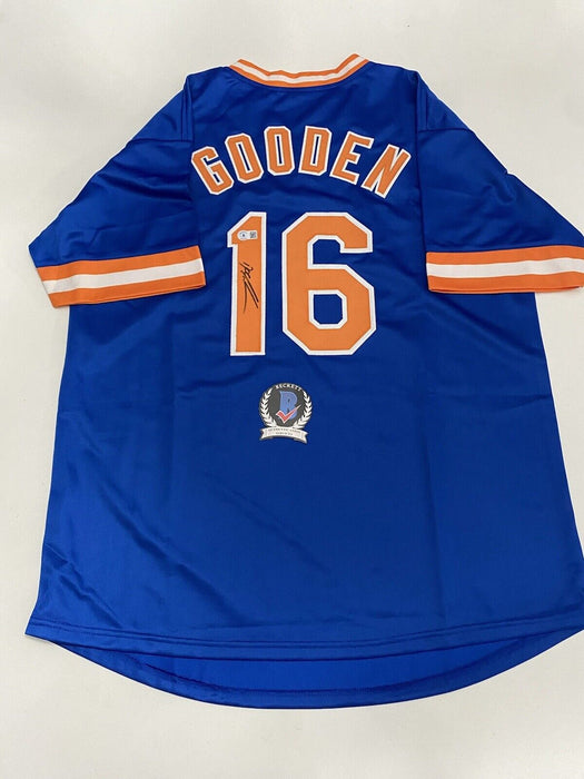 Doc Gooden New York Mets Autographed Custom Jersey Beckett