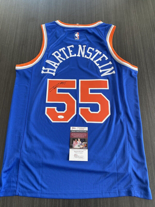 Isaiah Hartenstein New York Knicks Autographed Custom Jersey JSA