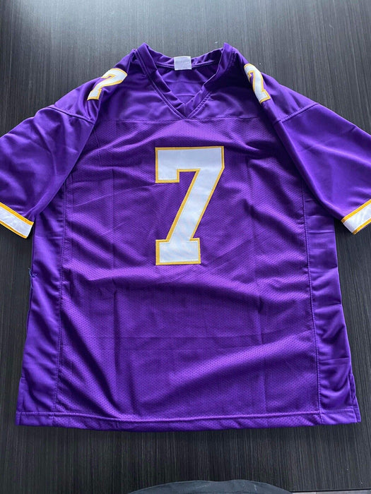 Randall Cunningham Minnesota Vikings Autographed Custom Jersey Beckett