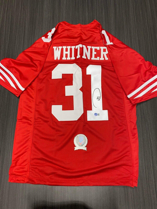 Donte Whitner San Francisco 49ers Autographed Custom Jersey Beckett