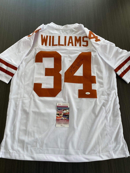 Ricky Williams Texas Longhorns Autographed Custom Jersey JSA