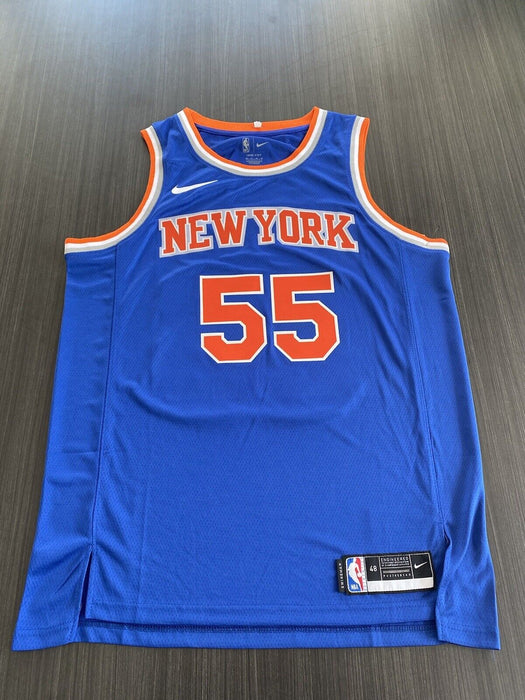 Isaiah Hartenstein New York Knicks Autographed Custom Jersey JSA