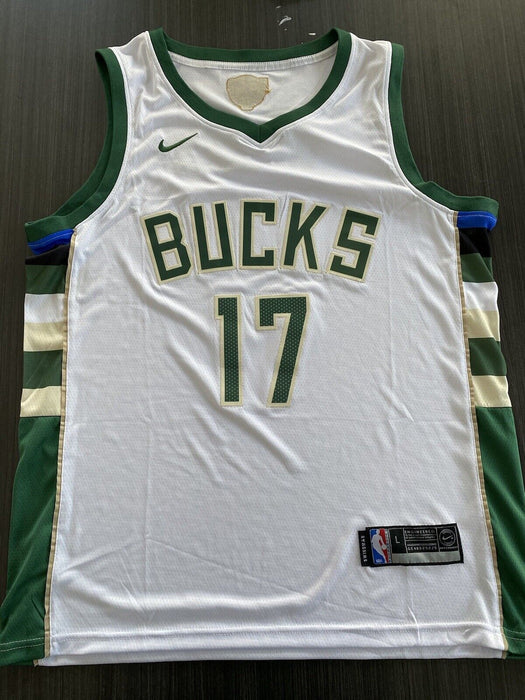 PJ Tucker Milwaukee Bucks Autographed Custom Finals Jersey JSA Inscribed