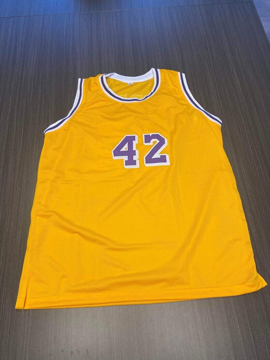 James Worthy Los Angeles Lakers Autographed Custom Jersey Beckett