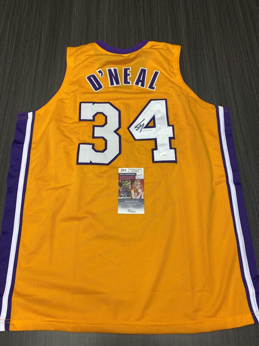 Shaquille O’Neal Los Angeles Lakers Autographed Custom Jersey JSA