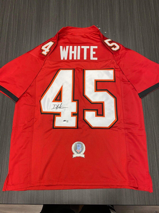 Devin White Tampa Bay Buccaneers Autographed Custom Jersey Beckett