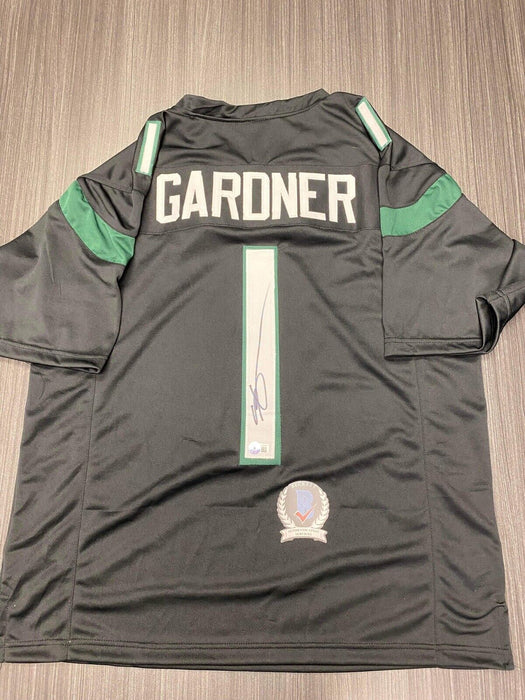 Sauce Gardner New York Jets Autographed Custom Jersey Beckett