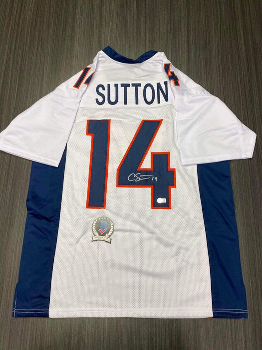 Courtland Sutton Denver Broncos Autographed Custom Jersey Beckett