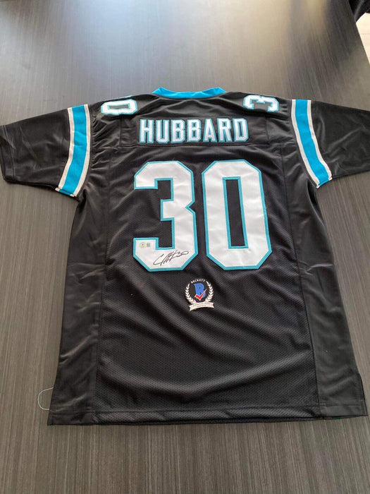 Chuba Hubbard Carolina Panthers Autographed Custom Jersey Beckett