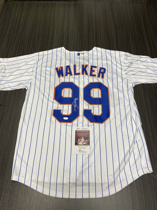 Taijuan Walker New York Mets Autographed Custom Jersey JSA