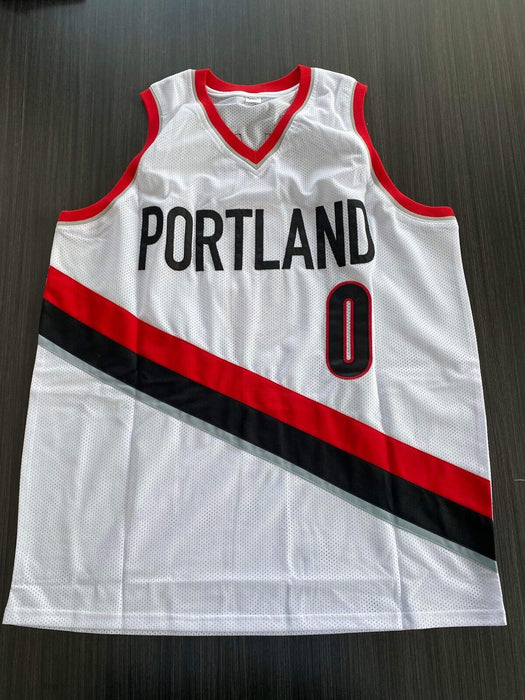 Damian Lillard Portland Trail Blazers Autographed Custom Jersey Beckett