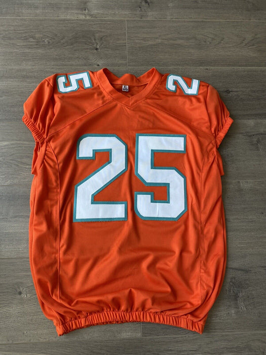 Xavien Howard Miami Dolphins Autographed Custom Game Cut Jersey JSA