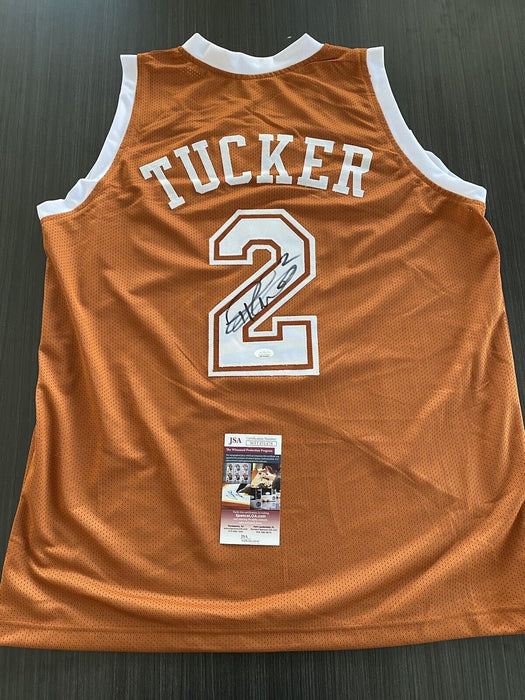 PJ Tucker Texas Longhorns Autographed Custom Jersey JSA