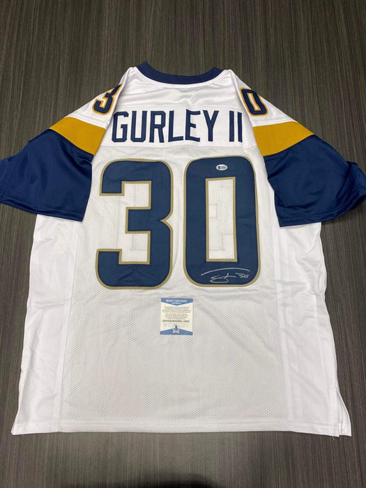 Todd Gurley II Los Angeles Rams Autographed Custom Jersey Beckett