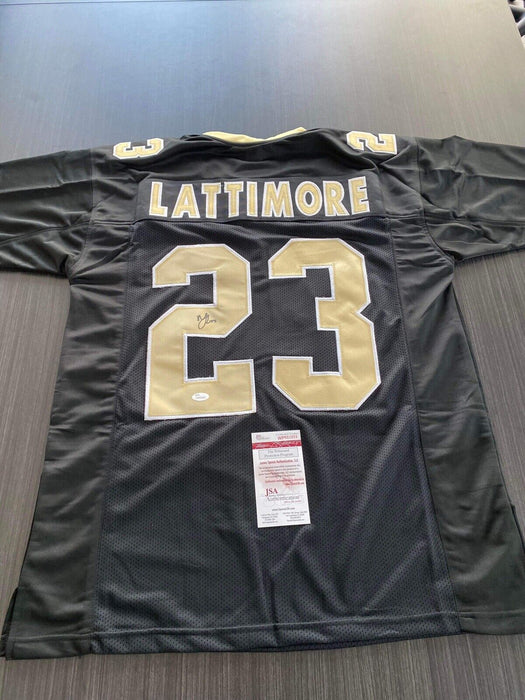 Marshon Lattimore New Orleans Saints Autographed Custom Jersey JSA