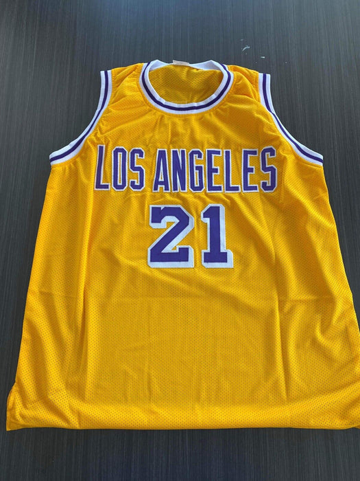 Michael Cooper Los Angeles Lakers Autographed Custom Jersey JSA