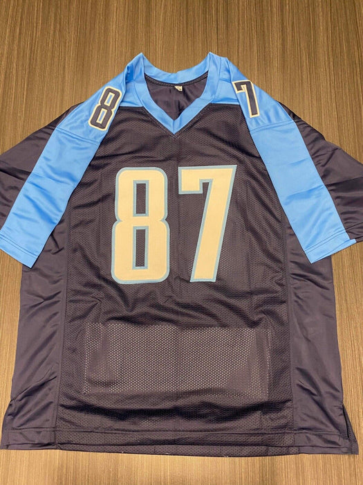 Kevin Dyson Tennessee Titans Autographed Custom Stat Jersey JSA