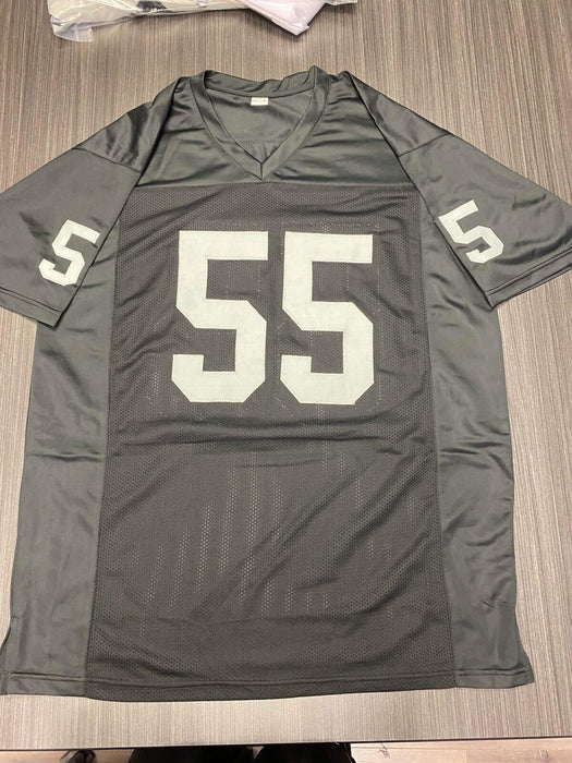 Tanner Muse Las Vegas Raiders Autographed Custom Jersey JSA