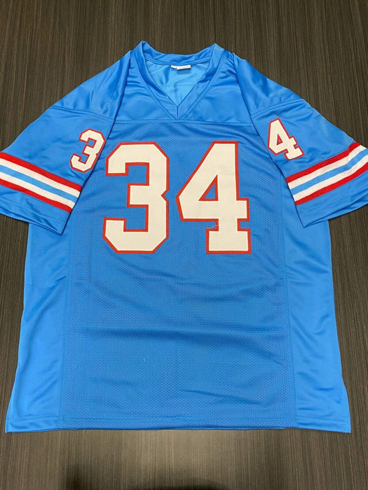 Earl Campbell Houston Oilers Autographed Custom Jersey JSA