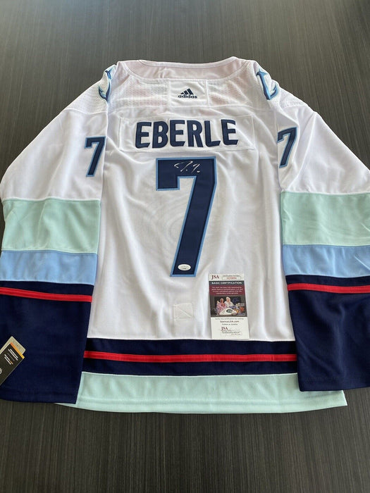 Jordan Eberle Seattle Kraken Autographed Custom Jersey JSA