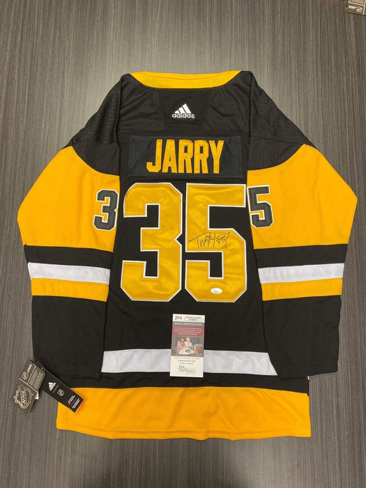 Tristan Jarry Pittsburgh Penguins Autographed Custom Jersey JSA