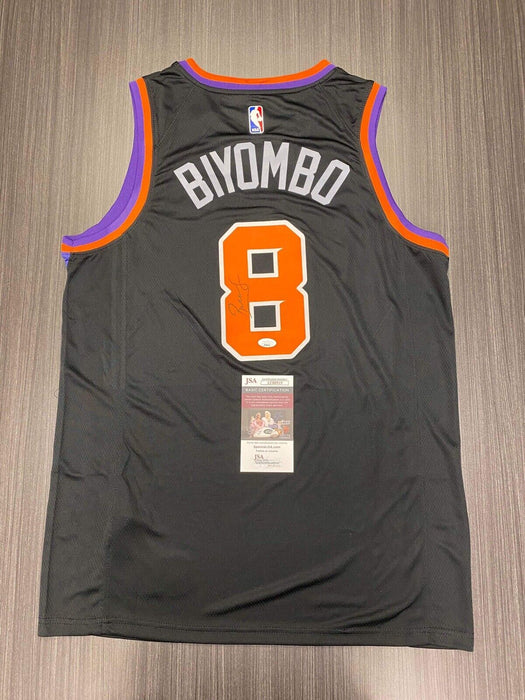 Bismack Biyombo Phoenix Suns Autographed Custom Jersey JSA