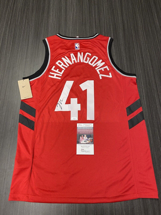 Juancho Hernangomez Toronto Raptors Autographed Custom Jersey JSA