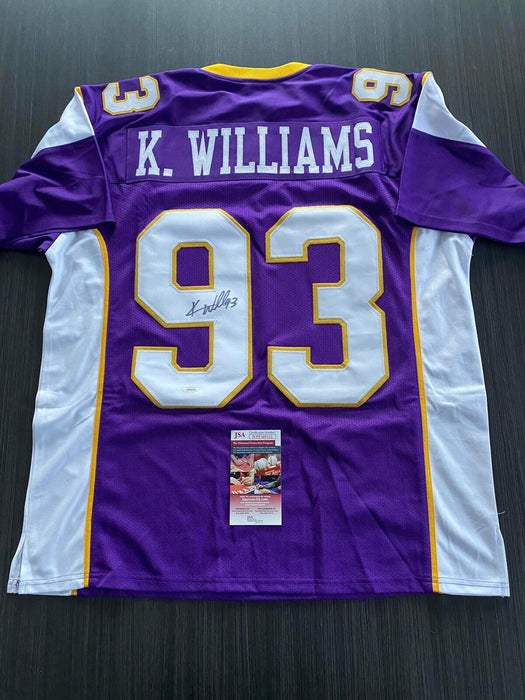 Kevin Williams Minnesota Vikings Autographed Custom Jersey JSA