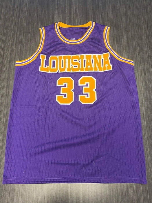 Shaquille O’Neal LSU Tigers Autographed Custom Jersey Beckett