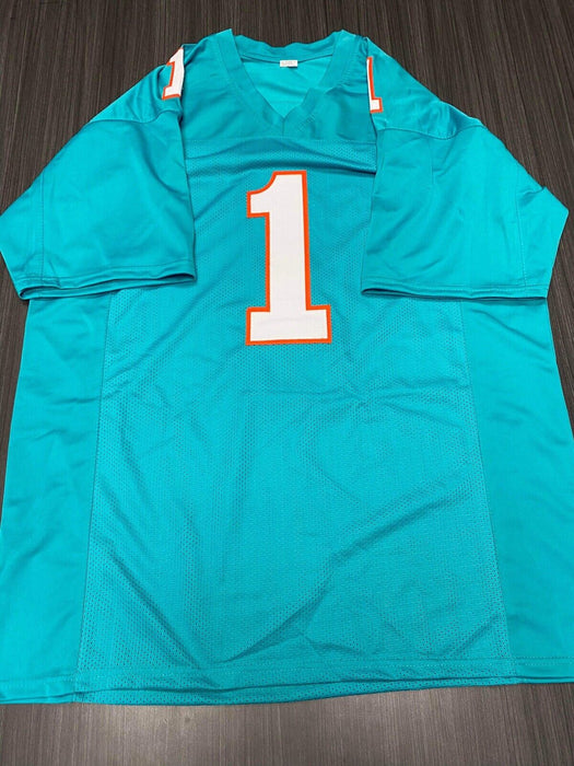 Tua Tagovailoa Miami Dolphins Autographed Custom Jersey Beckett