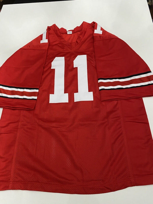 Jaxon Smith Njigba Ohio State Buckeyes Autographed Custom Jersey Beckett