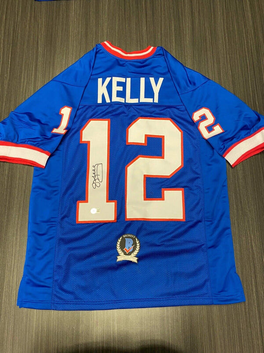 Jim Kelly Buffalo Bills Autographed Custom Jersey Beckett