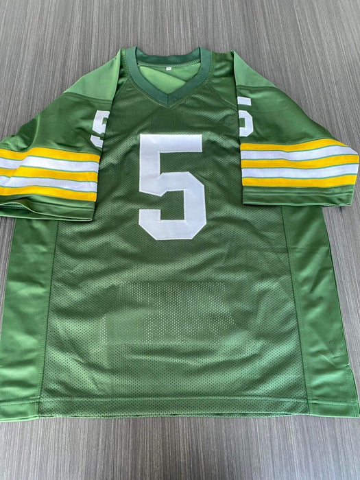 Paul Hornung Green Bay Packers Autographed Custom Stat Jersey JSA